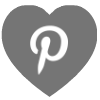 pinterest heart shaped free social media icon grey