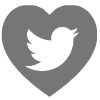 twitter heart shaped free social media icon grey